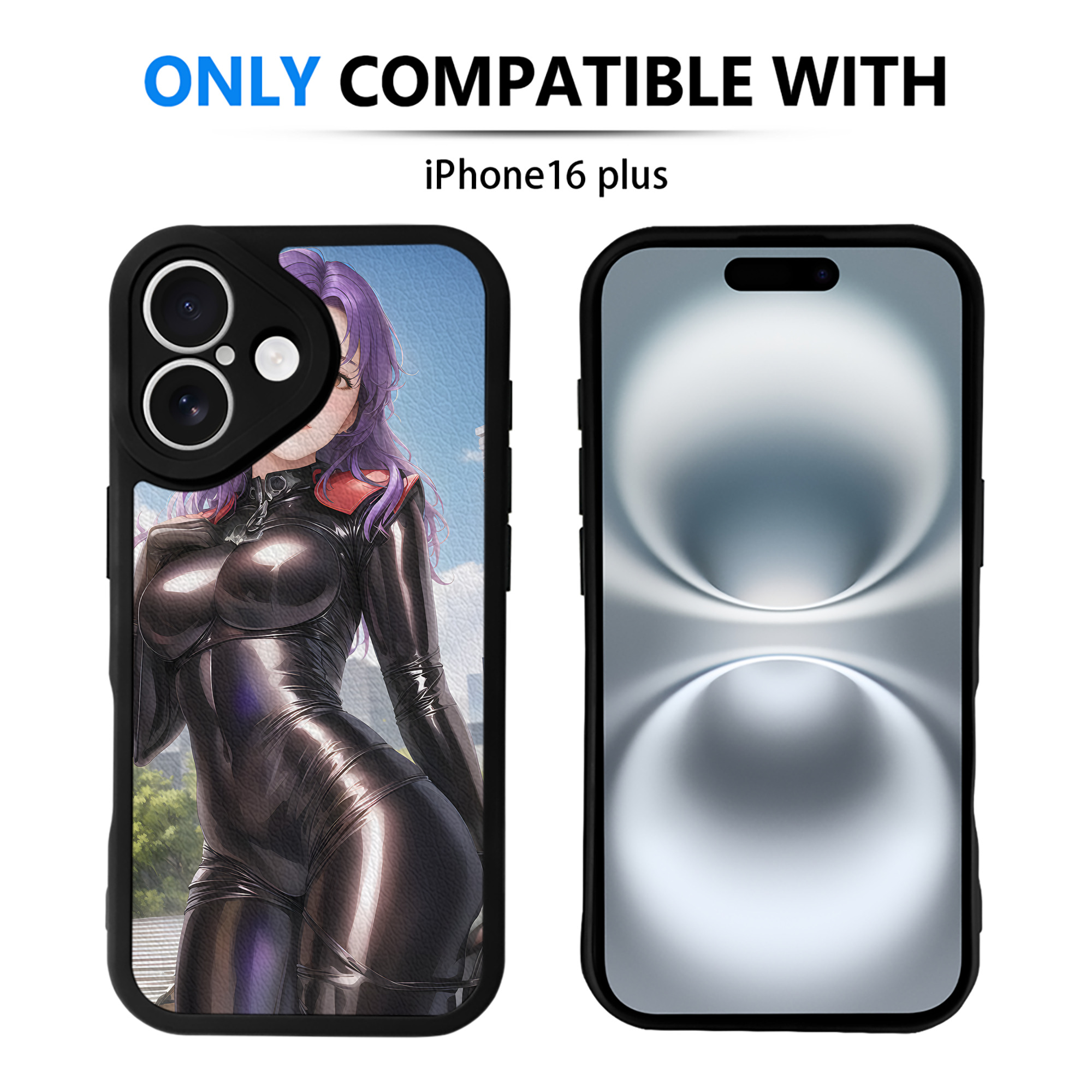 （画像用） EVA 新世紀エヴァンゲリオン 【iPhone 16シリーズ対応】シリコンスマホケース（レザー調） 材質：シリコン